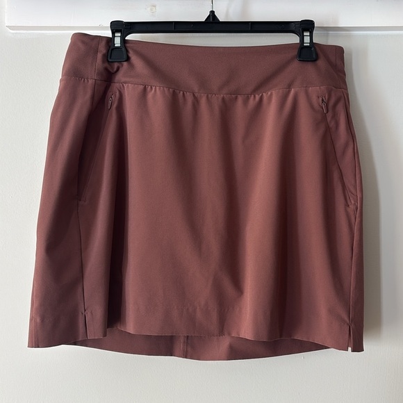 Athleta Soho Skort Skirt in Mineral Brown 12 - Picture 4 of 8